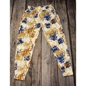 Fresh Prints Of Bel-Air Joggers Pockets Graffiti Tags Adult Size Medium NEW